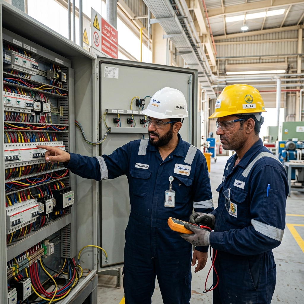 Industrial electrical installations and panels