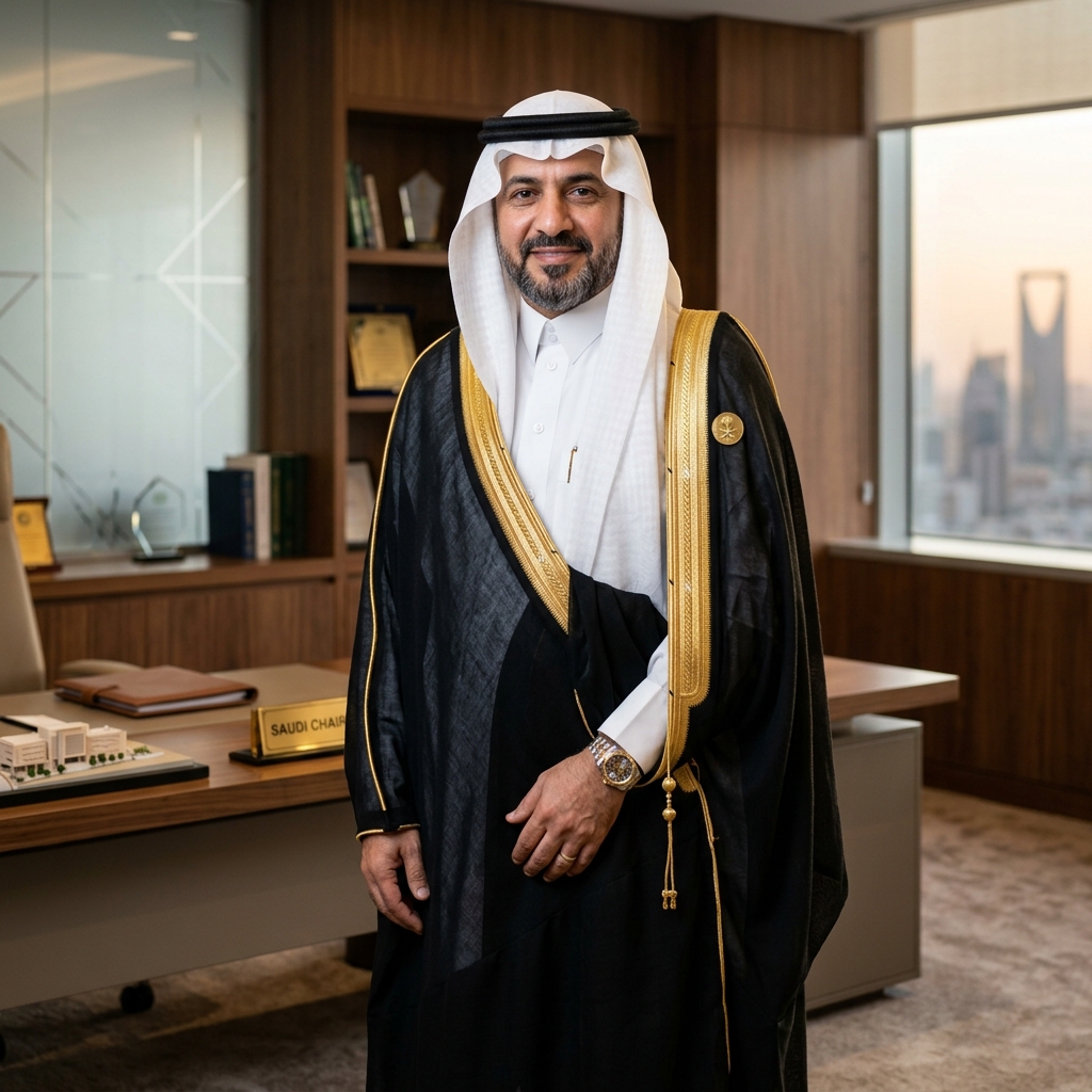 Portrait of Rajeh Ahmed Al Harbi, Chairman