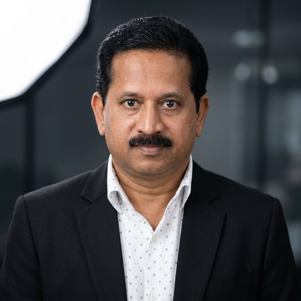 Portrait of Ashraf NP, CEO and Director